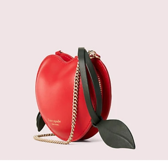 Kate Spade Novelty Picnic micro cherry crossbody handbag purse - Picture 4 of 8